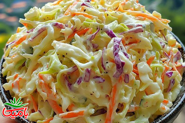 طرز تهیه سالاد کلم رستورانی