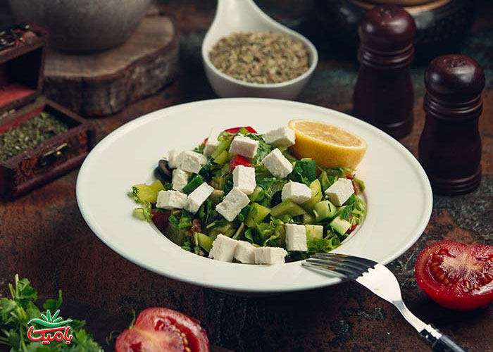 سالاد سبزیجات رژیمی