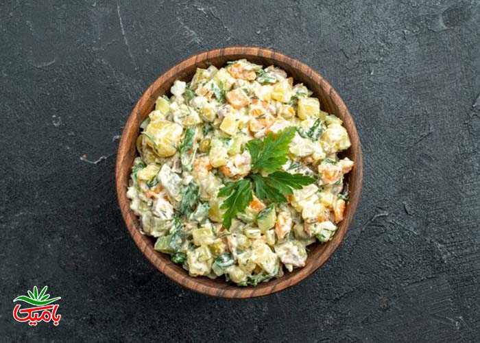 طرز تهیه سالاد سیب زمینی